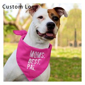 Bandanas promotionnels pour chiens, foulards triangulaires à carreaux personnalisés avec logo imprimé pour événements - Product Image 1