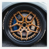 Nouvelles jantes forgées en alliage d'aluminium 15-17 pouces 5x114.3 4x100 ET20 20mm adaptées aux jantes de voiture OEM sur mesure
