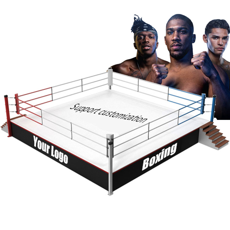 Fabrik Boxring professionell mit Plattformboden hochwertiger Stahlrahmen Outdoor Boxring für Boxspiel