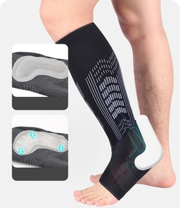 Professional Breathable Quick-Dry Elastic Neoprene Adjustable Fitness Safety Calf <b>Support</b> <b>Brace</b> <b>Ankle</b> Calf Sleeve - Product Image 5