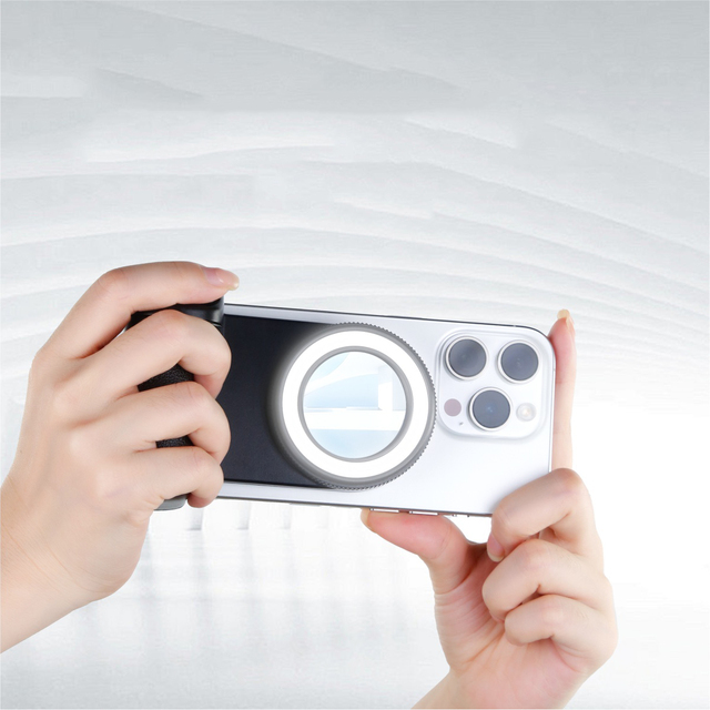 Fill Light Magnetic Mini Ring SelfieWith Mirror for Phone