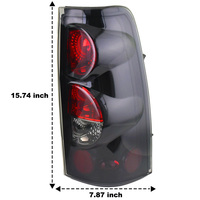 Luces Traseras LED Ahumadas, Conjunto de Luces de Freno Traseras para Camioneta GMC Chevrolet Chevy Silverado 1500 2500 3500 1999-2006