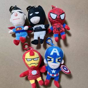 Peluches de Spider-Man, Iron Man y <span class=keywords><strong>Hulk</strong></span> de 4 Pulgadas, Súper Suaves, Lindos y Divertidos, Muñecos de Peluche para Máquinas de Garras, Llaveros de Animales de Peluche - Product Image 3