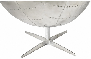 Silla Moderna Estilo Aviador con Forma de Huevo, Cojines Cómodos, Diseño Elegante y Construcción Duradera, Perfecta para Sala de Estar, Oficina o Salón - Product Image 6