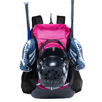 Sac à dos de baseball et de softball portable multifonctionnel imperméable personnalisé en usine, grand sac de sport durable pour l'extérieur, sac pour batte de baseball