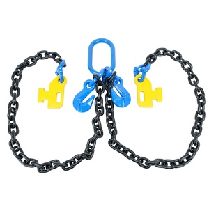 Alloy Steel Double Leg Lifting Chain G100 Sea Shipping Container Loading Chain Bridles Parts Accessories - Product Image 1