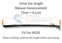 Kit de réparation de rail de toit ouvrant panoramique A2927800600 A2927800700 pour Mercedes Benz GLE Coupé W292 C292