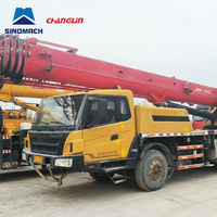 Grues hydrauliques d'occasion en bon état, 20 tonnes, grues mobiles sur camion d'occasion pour la construction urbaine