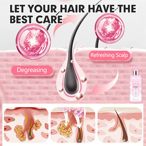 Shampooing parfumée au collagène bio, huile de lavande, <span class=keywords><strong>shampoing</strong></span> réparateur de dommages capillaires rafraîchissant, nettoyant pour femmes, <span class=keywords><strong>shampoing</strong></span> antipelliculaire - Product Image 4