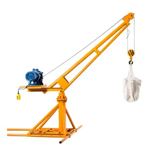 Outdoor Crane 360-degree Movable 300KG Small Tower Crane For Household Building And Lifting Tower Hoist