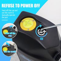 Elektrik güç dil Jack 12 V 4000LBS 12 Volt elektrikli römork krikosu tekne hidrolik römork krikosu