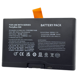 แบตเตอรี่ลิเธียม FG6CELL21700G สำหรับลำโพง <span class=keywords><strong>JBL</strong></span> <span class=keywords><strong>PartyBox</strong></span> 520/<span class=keywords><strong>720</strong></span> แบตเตอรี่ลำโพงไร้สาย Boombox 4 แบตเตอรี่สำรอง - Product Image 3