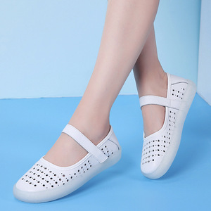 Zapatos de Enfermera para Mujer, Suela Suave, Cómodos, Antideslizantes, Zapatos de Trabajo para Hospital, con Cierre de Velcro, Zapatos Médicos - Product Image 2