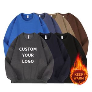 เสื้อสเวตเชิ้ตคอกลมผ้าคอตตอนผสมเนื้อหนัก 420gsm สำหรับผู้ชายและผู้หญิง สวมใส่ได้ทั้งแบบลำลองและออกกำลังกาย - Product Image 4