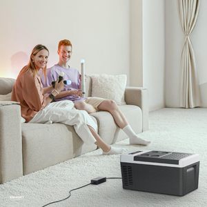 EUHOMY AC Power <b>Adapter</b> 12V 110-240V for 12V Fridge Portable Freezer <b>US</b> <b>Plug</b> DC 3.5mm Output - Product Image 6