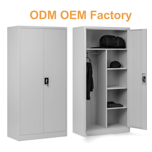 B2b יצרן הגשת ארון muti-תכליתי ארון בגדים ארון בגדים משרד אחסון מתכת עבור קבצי בגדים - Product Image 2