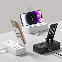 Strip daya Usb kabel ekstensi 2 soket, Strip daya Usb Multi Plug Outlet