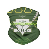 Cache-cou sans couture en tissu extensible imprimé pour la sororité Chi Eta Phi, masque facial de sport, bandana d'extérieur, personnalisation du logo disponible