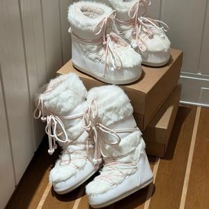 Botas de Nieve Unisex de Invierno 2026 de Alta Calidad, Botas Cortas con Forro de Piel Grueso y Cálido, Estilo Robusto para Caminar - Product Image 3