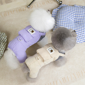 Ropa para perros, diseñador de moda, pantalones para perros de cuatro patas, novedad de primavera y verano, bolsillo tridimensional, monos para perros Good Friend - Product Image 4