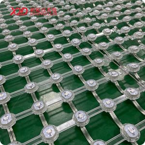 Écran LED à grille de pixels RGB flexible XQD IP65 pour extérieur, résistant à l'eau, pour affichages grand format sur mesure, publicité dans les ascenseurs - Product Image 1