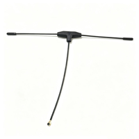 Antenne réceptrice anti-brouilleur FPV FM à dipôle en forme de T, réseau elliptique 400-520 MHz 330-420 MHz avec connecteur U.FL