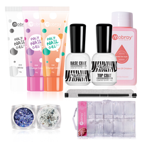 Kit Poly Nail Gel Tout Pour Manucure Extension Rapide Polygels Kit Nail Set Avec Nail Art Outils Avec Gel Solution