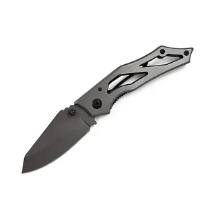 Wholesale Titanium Coated Knives Steel EDC Mini Pocket Knife For Self Defense Survival