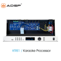Procesador de Efectos de Audio Multifuncional DSP de 4 Canales con Control Remoto, Clase D para Automóvil, con Pantalla USB Óptica