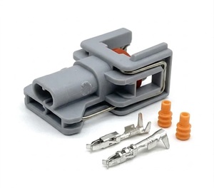 Conector de 2 Pines Hembra Impermeable para Inyector de Combustible Diésel, Arnés de Cables Automotriz 1743486-3 240PC024S8014 - Product Image 1