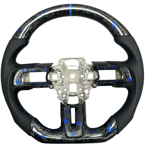 Volant de voiture en fibre de carbone personnalisé pour Ford <span class=keywords><strong>Mustang</strong></span> S550 2015-2023 5.0L <span class=keywords><strong>V8</strong></span> 350 500 Shelby Vente directe d'usine Pièces de voiture - Product Image 4