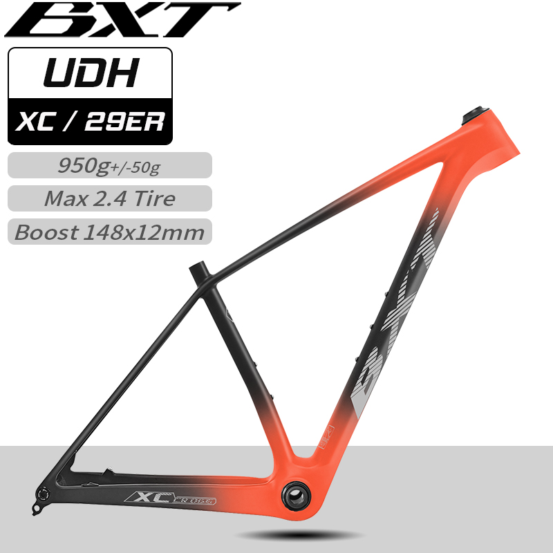 BXT 2025 T1000カーボンファイバーMTBフレーム29erハードテール