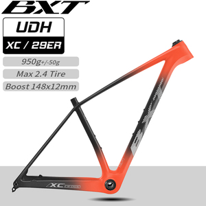 BXT 2025 T1000 cadre vtt en Fiber <span class=keywords><strong>de</strong></span> carbone 29er Hardtail léger UDH cintre léger Boost 148*12mm cadre <span class=keywords><strong>de</strong></span> VTT en carbone - Product Image 1
