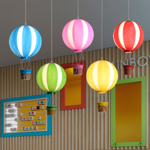 <span class=keywords><strong>Lampadario</strong></span> a Mongolfiera in Stile Nordico, Lampada per Ristorante, Bar, Camera dei Bambini, Centro Commerciale, Luce Pendente Colorata - Product Image 1