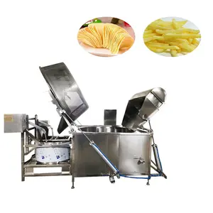 High quality baby fish chicken wings finger fried meat frying machine