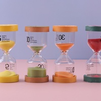 Minuteur de sable éducatif en forme de fruits colorés personnalisés pour l'apprentissage et la relaxation des enfants