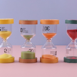 Minuteur de sable éducatif en forme de fruits colorés personnalisés pour l'apprentissage et la relaxation des enfants - Product Image 6