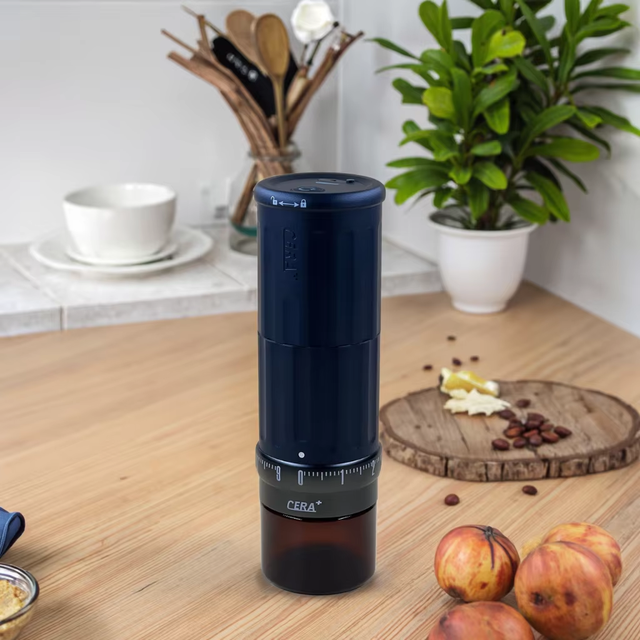 NEW CGE03 CERA+ Electric Espresso Coffee Bean Grinder Machine Stainless Steel Burr Portable Coffee Grinder