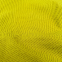 Blouson bomber à capuche jaune vif, coupe oversize, tissu texturé, streetwear 2025, personnalisable OEM/ODM, faible MOQ pour les marques de mode