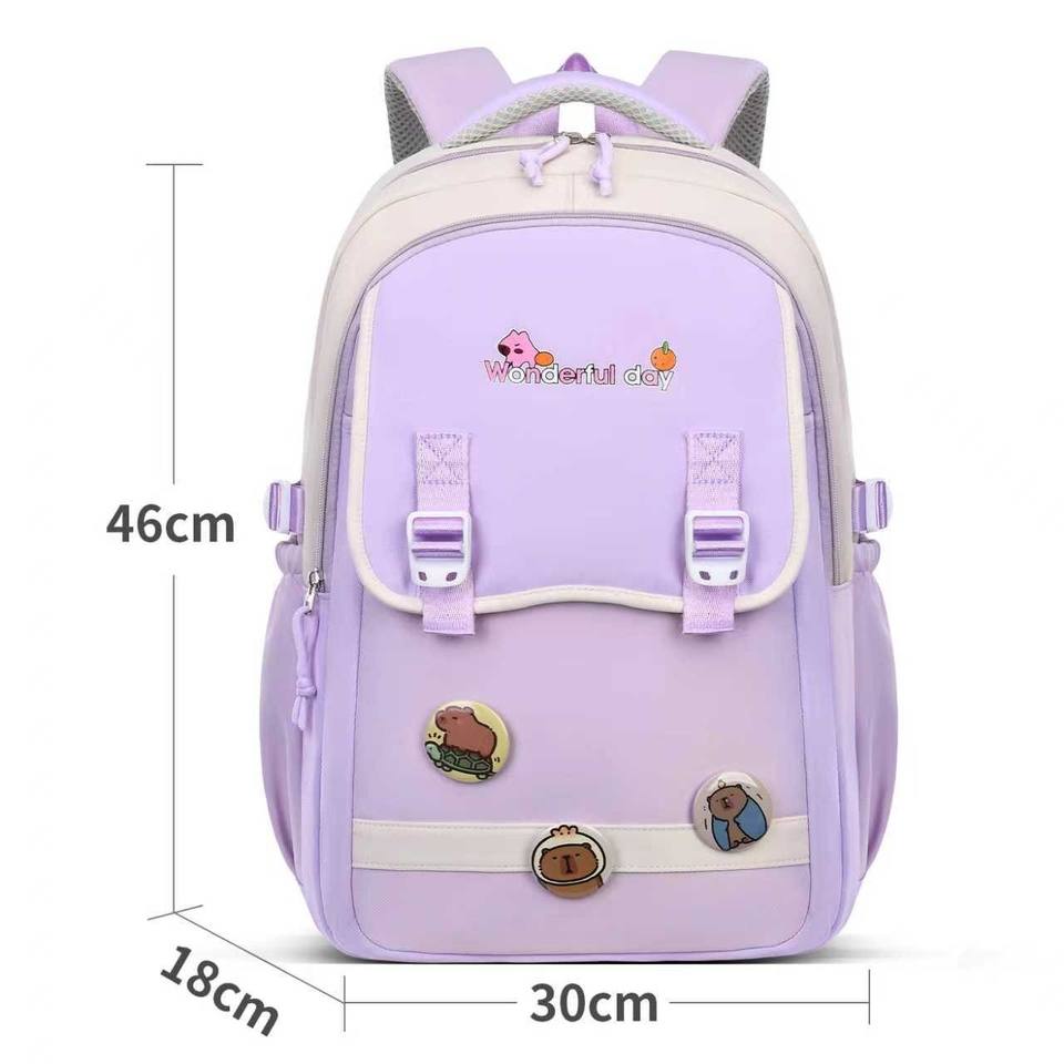 Multiple Color School Backpack Collegiate Color Block Girls Boys Custom ...