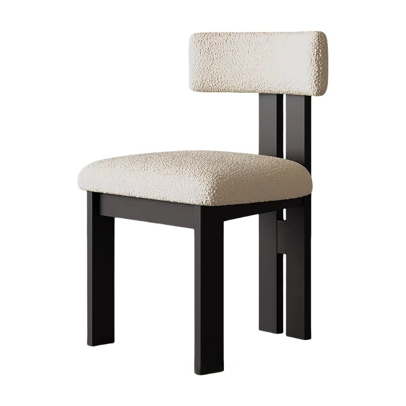 Cornice nera + pile di agnello bianco