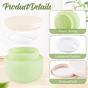 Crema Desmaquillante Facial Amarillo Verde 100/200, Cuidado de la Piel con Acabado Mate, Envase Cosmético con Tapa de Aluminio Sellada de Boca Ancha y Tacto Suave - Product Image 3