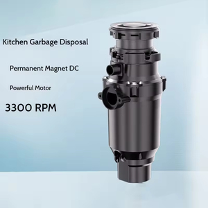 Broyeur de déchets alimentaires électrique professionnel 375W à fonctionnement continu pour usage domestique, technologie Multigrind, en acier inoxydable, classe énergétique - Product Image 5