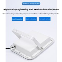 Lampe solaire LED de jardin extérieure à télécommande, ultra-lumineuse, IP66, pour villa rurale, type split, certifiée CQC