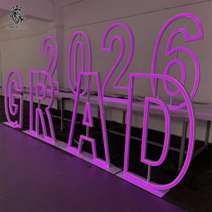 Letrero Luminoso de Acero con Letras de Neón de Simba para Fiestas y Eventos, de 3, 4, 5 y 6 Pies, para la Fiesta de Graduación 2026 - Product Image 6