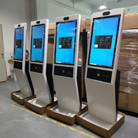 Imprimante de kiosque de paiement en libre-service d'intérieur AIMV haute compatibilité avec SDK, 21,5/23,8/27/32/43 pouces, pour enregistrement/déconnexion et lecture de codes-barres tactile