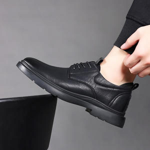 Zapatos Casuales de Vestir de Cuero para Hombre, Primavera/Verano 2026, con Suela Suave, Estilo Ejecutivo, Versátiles y Elegantes, Zapatos Deportivos - Product Image 5