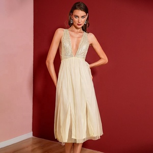 sachin and babi light blue dress Sexy Champagne Chiffon Evening Dresses