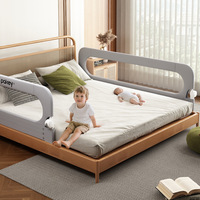 Barrière de lit pour enfant anti-chute pliable sans perçage, directement de l'usine, pour voyage et sommeil, en cachemire, 180 cm