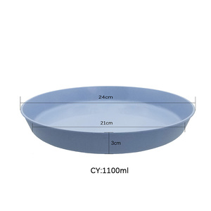Assiettes en plastique réutilisables biodégradables recyclables personnalisables de haute qualité Fabricant d'assiettes jetables écologiques - Product Image 2
